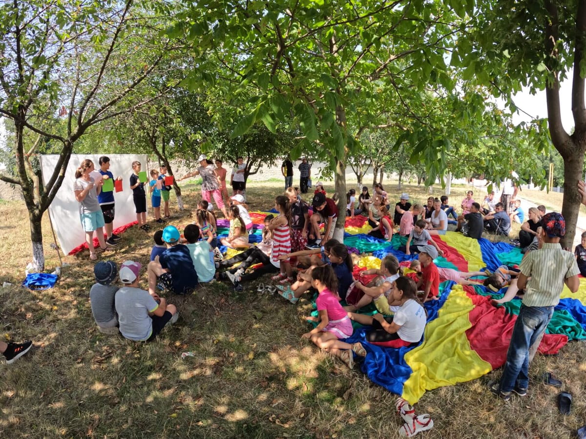 Lagerwoche für Kinder im Dorf